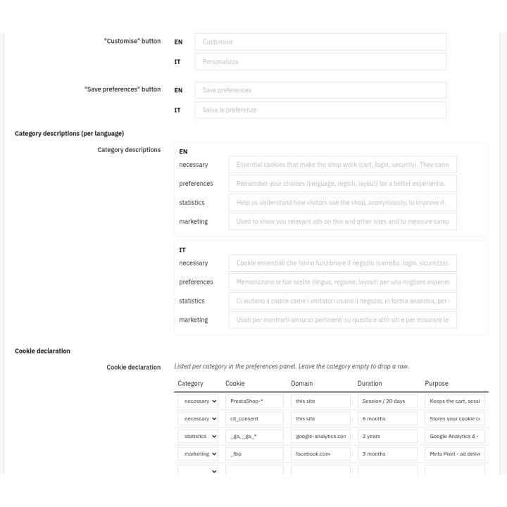 Cookie Consent & Google Consent Mode v2 — Cookie consent settings (back office) [src:cll_consent__cookie_consent_settings_3.png]