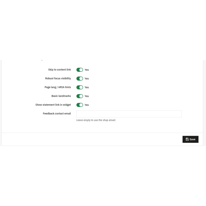 Accessibility Toolbar & WCAG Helper (EAA / WCAG 2.1 AA) — Automatic WCAG improvements (back office)
