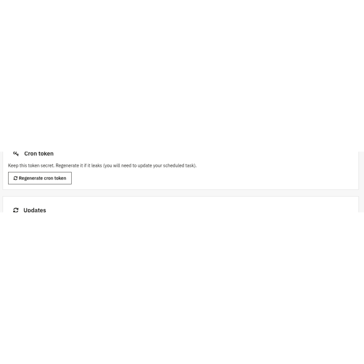 Abandoned Cart Recovery — Cron token (back office)