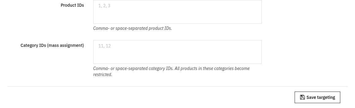 Age-restricted targeting