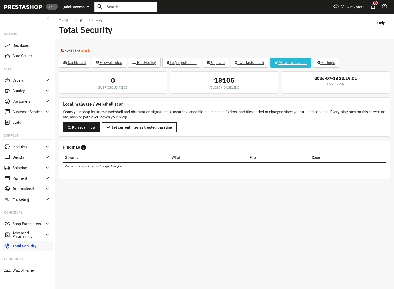 Scanner malware